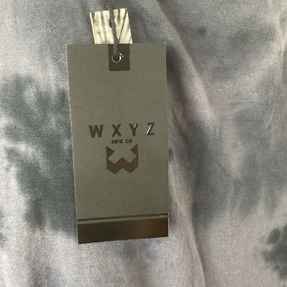 W X Y Z Mfg. Co. Tie Dye Black T-Shirt Skull Size Large - Picture 7 of 9